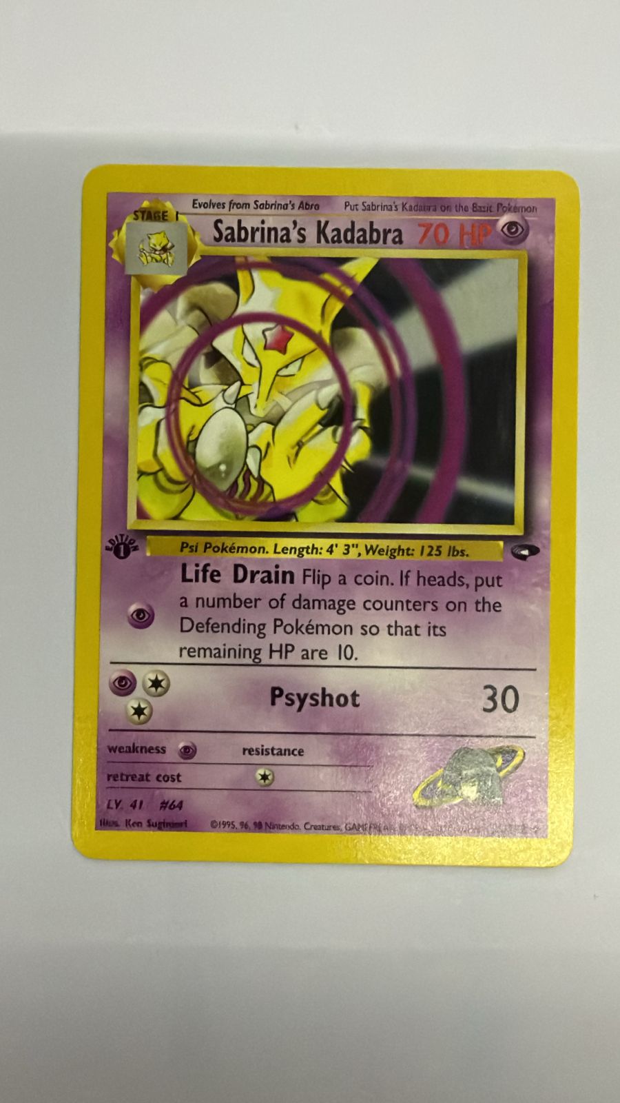 Sabrina's Kadabra - Gym Challenge 1st Edition